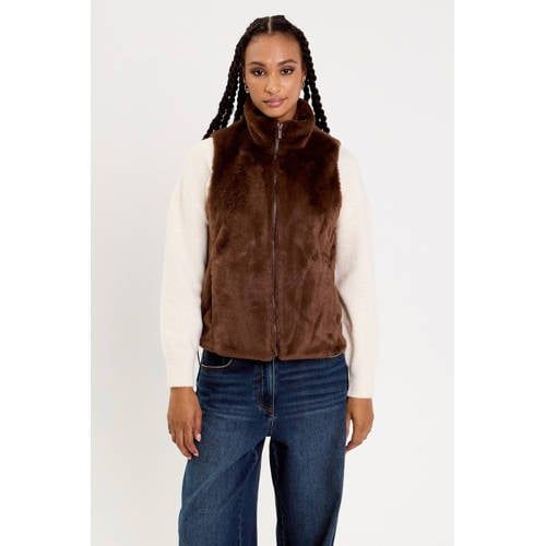 Cache Cache Imitatiebonten Bodywarmer Bruin