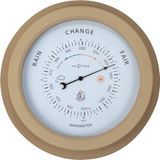 NeXtime Buiten Barometer - 22CM - Metaal - Bruin Orchid