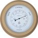 NeXtime Buiten Barometer - 22CM - Metaal - Bruin Orchid