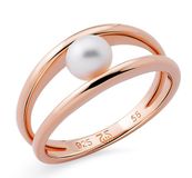 Orphelia Damesring 925 Zilver Parels Ringmaat 54 ZR-7509/54