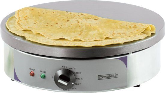 Casselin Elektrische Crepes bakplaat Rond 40 cm - CCR40E