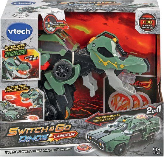 VTech Swich and Go Dinosaurus Voertuig Speelset