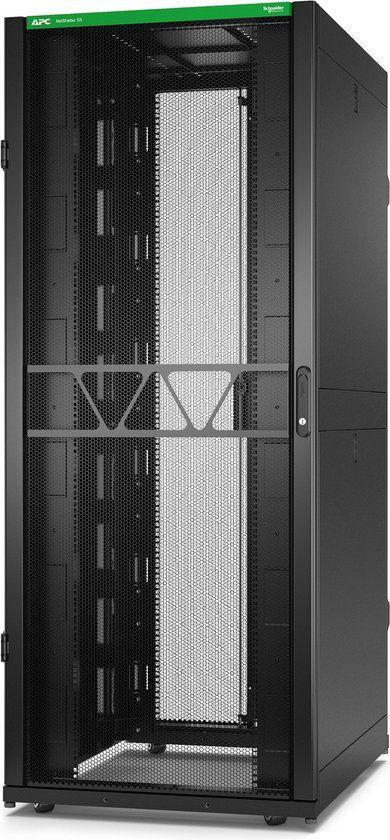 APC Netshelter SX Gen2 AR3180B2 - 42U, 1991h x 800b x 1070d mm, met zijpanelen, zwart