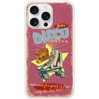 Apple iPhone 16 Versterkt hard hoesje - ontwerp retro disco