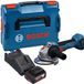 Bosch GWS 18V-8 meuleuse d'angle 18 V 125 mm sans balai + 1x batterie 5.0 Ah + chargeur + L-Boxx
