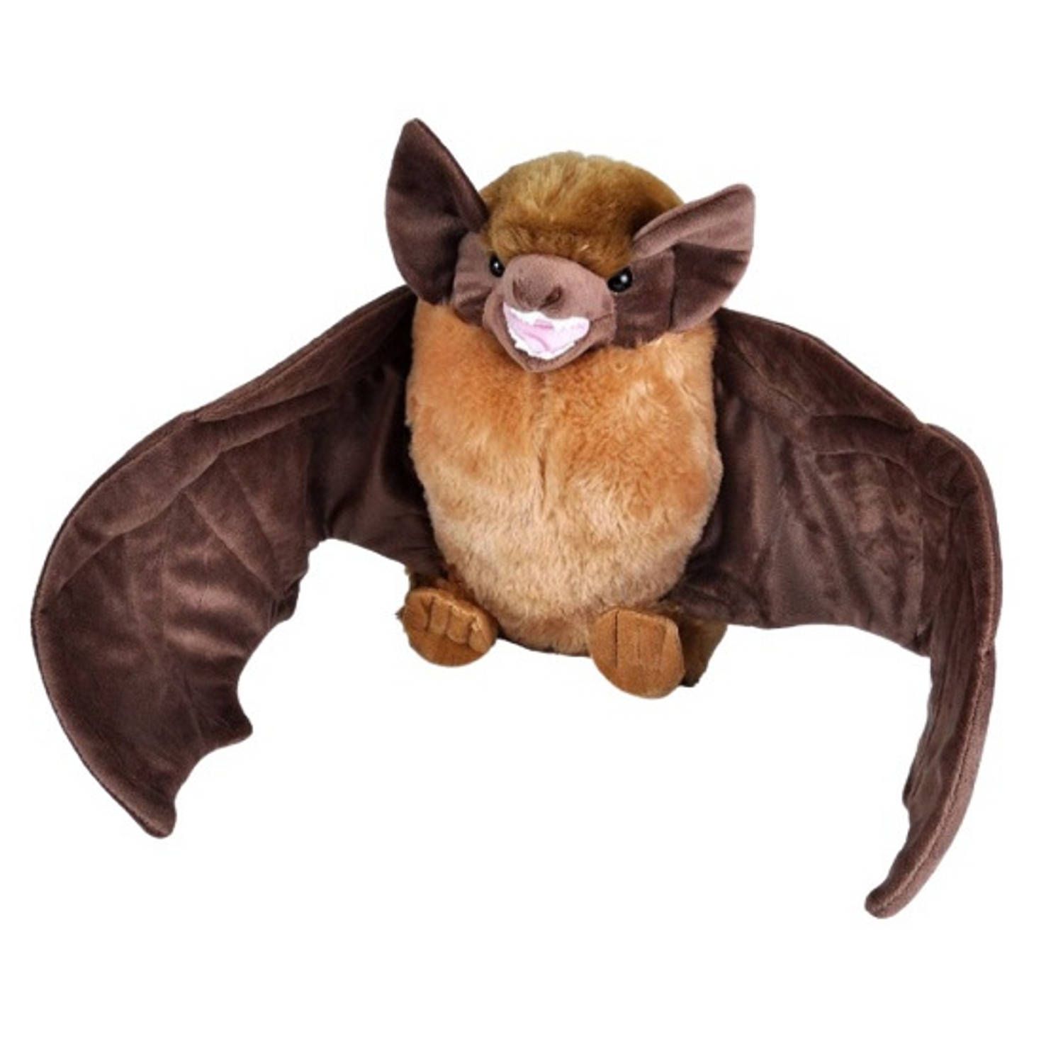 Wild Republic Knuffel Vleermuis Junior 30 Cm Pluche Bruin