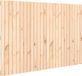 vidaXL Hoofdbord 166x3x110 cm grenenhout massief