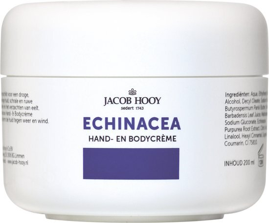 Jacob Hooy Echinacea/aloe vera hand en bodycreme 200ml