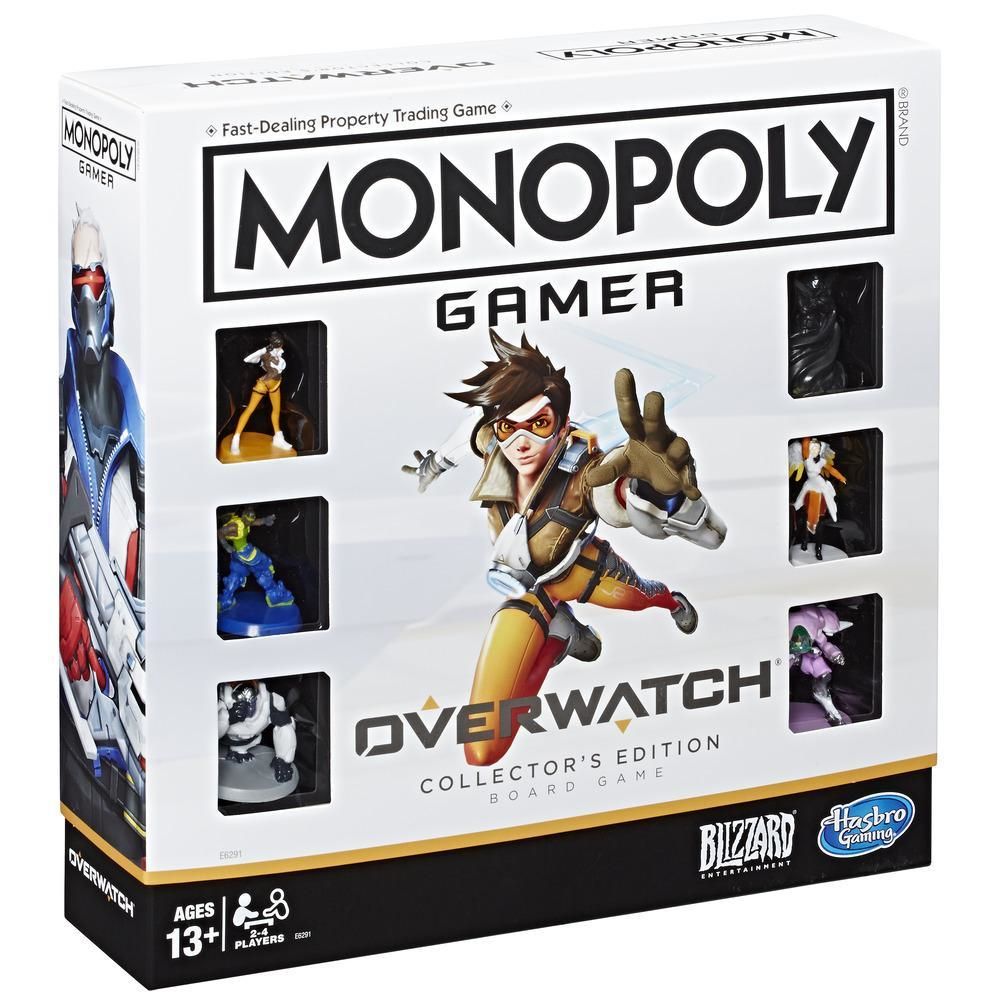 Hasbro Monopoly Gamer Overwatch Board Game | 2-4 Players | War Game