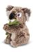 Uni-Toys Koala met blad, zittend - 16 cm (hoogte) - pluche beer - pluche dier