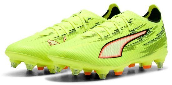 Puma Voetbalschoenen Ultra 6 Match MxSG 108974 Mannen Geel Alert-Puma Black-Glowing Red-Lime Squeeze Schoenmaat 39