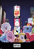 BT21 Poster - Times Square - 91,5 X 61 Cm - Multicolore