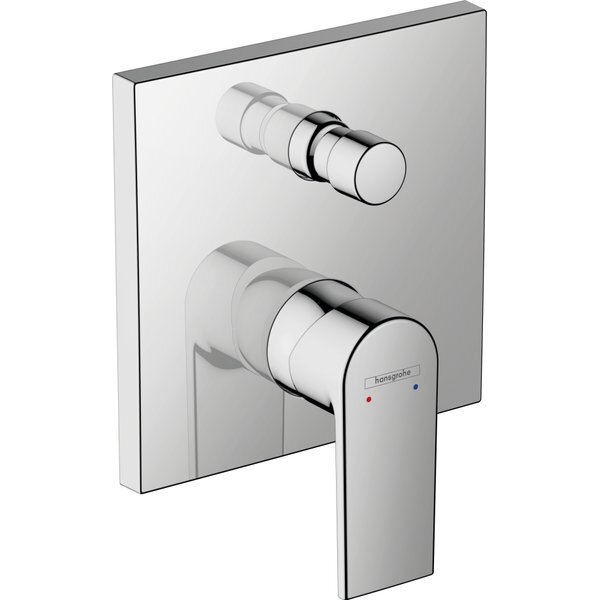 Hansgrohe Vernis afdekset badkraan beluchter met hendel chroom 71469000