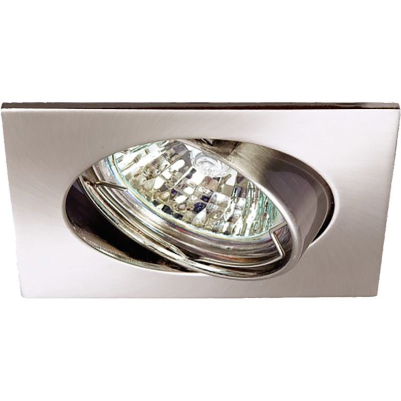 Twilight Richtbare Inbouwspot - Brushed Nickel - GU10 - 5 Jaar Garantie