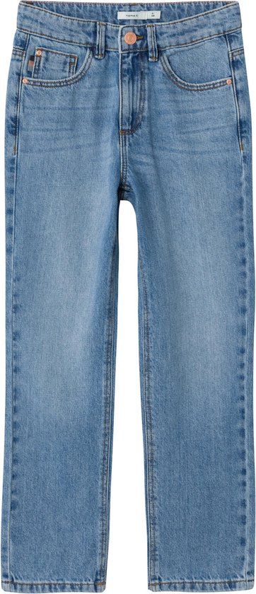 Name it NKFrose Straight Fit Jeans - Meisjes - Blauw - Maat 116