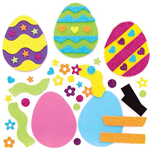Baker Ross Paasei decoratieve magneten om te combineren knutselset voor kinderen (10 stuks)