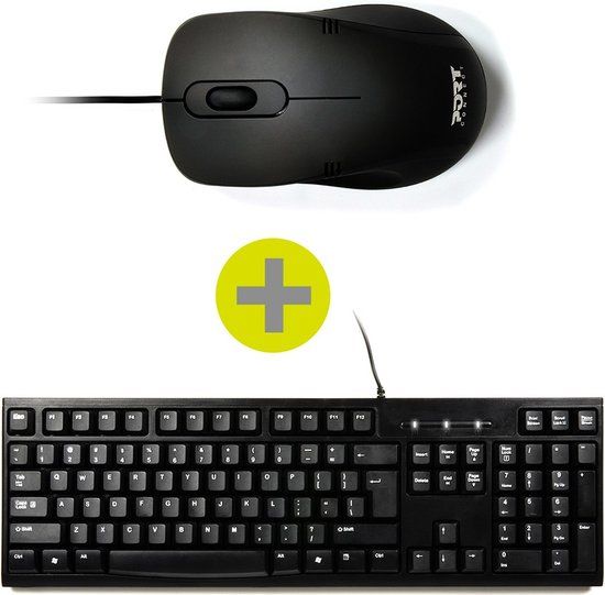 PORT Designs 900900 Toetsenbord USB AZERTY Frans Zwart
