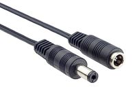 PremiumCord Verlengkabel voor 5,5/2,1 mm stroomaansluiting, lengte: 3 m