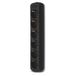 REV 0512391555 stekkerdoos, meervoudige stekkerdoos zonder kabel 6-voudig, max. 3500W, zwart