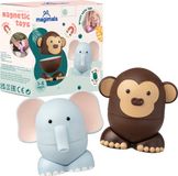 Magimals Wibbly Wobbly Safari | Magnetisch speelgoed | Baby speelgoed | Speelgoed 1 jaar/2jaar/3jaar | Speelgoed jongens en meisjes | Badspeelgoed | Dierenspeelgoed