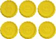 Set de découpoirs Sesame Street, 6 pièces, plastique, jaune