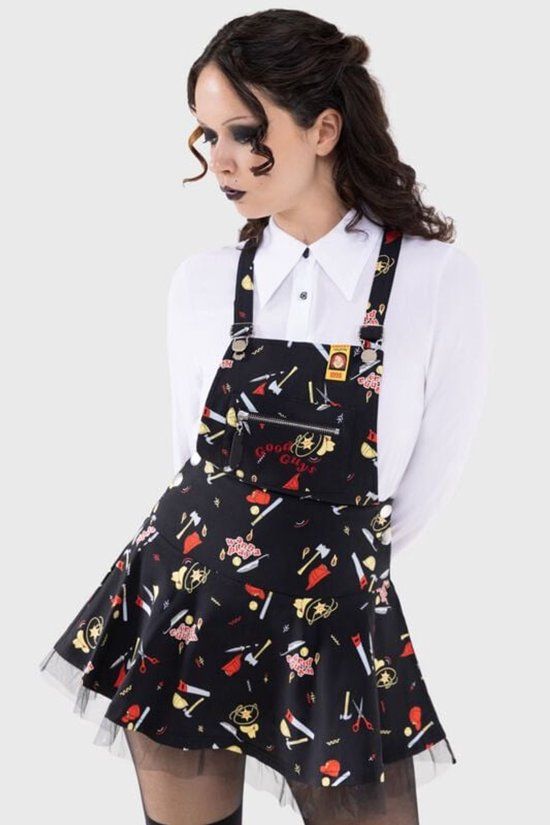 Killstar Child's Play - It's Time To Play overgooier Dames Mini-jurk - XS