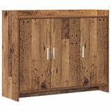 vidaXL Dressoir Oud hout 98,5 x 33 x 80 cm Bewerkt hout
