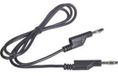 Voltcraft Câble de mesure [Fiche banane 4 mm - Fiche banane 4 mm] 1,00 m Noir 1 pièce(s)