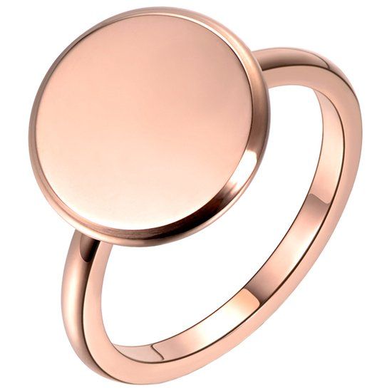 LGT JWLS LGT Jewels Dames ring Edelstaal Rose Volle Maan-17mm