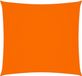 vidaXL Zonnescherm vierkant 7x7 m Oxford stof oranje