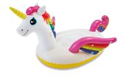 Intex MEGA UNICORN ISLAND - 57281EU - Opblaasfiguur - Zwembad - Wit/Roze/Geel