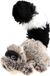 Gigwi Plush Friendz Wasbeer Speelgoed Zwart/Grijs S/M