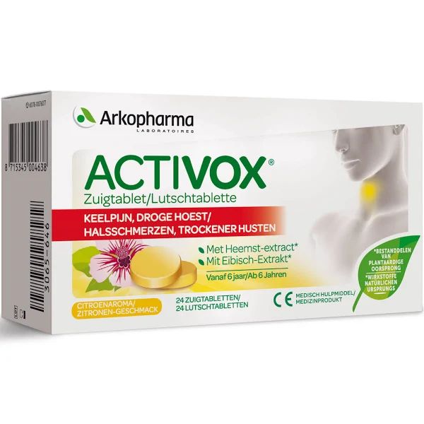 Arkopharma Activox Keelpijn Zuigtabletten