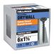 De The Hillman Group 47126 6 X 1-5/8-inch grove schroefdraad Phillips Drive Drywall schroef, 5 pond