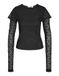 Noisy may Shirt 'NMMERCY' zwart