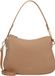 Coccinelle Leren Schoudertas Magie Soft Shoulder Bag Skin Lichtbruin