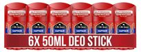 Old Spice Captain Deostick déodorant pour hommes, 6 x 50 ml
