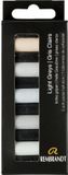 Rembrandt Softpastels, 5 Halve Pastels, Lichtgrijs