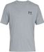 Under Armour Sportstyle Left Chest SS Sportshirt Mannen - Maat L - Steel Light Heather/Zwart