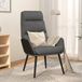 Fauteuil de relaxation Maison Exclusive, gris clair, rembourré