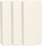 Gerimport Waterverdamper - 3x - creme wit - keramiek - 400 ml