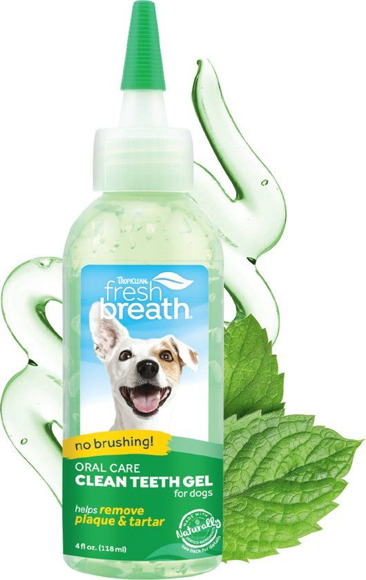 TropiClean Fresh Breath - Tandgel Honden Gebitsverzorging - Munt - 118 ml