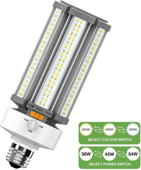 Bailey LED Corn E27 54W 4800lm 2700K Niet Dimbaar
