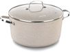 Korkmaz Granita casserole avec couvercle en verre, taupe, 20x10,5 cm, 3L