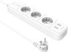 Tenda Intelligente wifi-stekkerdoos, 3 individueel gestuurde stopcontacten en 2 USB-poorten, meervoudige socket, app-/spraakbesturing (Alexa & Google) tijdschema's, overspanningsbeveiliging, 16 A, 1,5