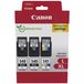 Canon 5224B017 Cartouche d'encre - Noir, Cyan, Magenta, Jaune - Pack de 2 - Original
