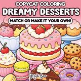 Dreamy Desserts CopyCat Coloring Book