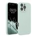 kwmobile telefoonhoesje geschikt voor Apple iPhone 16 Pro Max - TPU backcover met siliconen coating - Smartphone case in cool mint