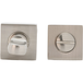 Zamak Nickel Satiné, Rosace Carrée 35mm Serrure de porte