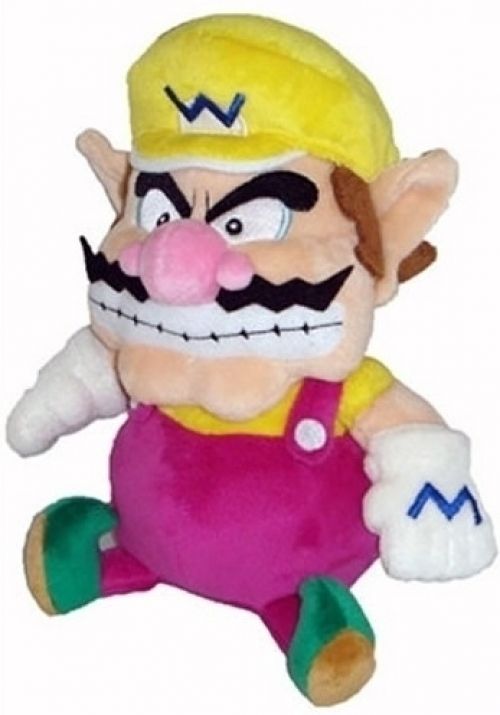 Together Super Mario Bros Wario knuffel - 18 cm